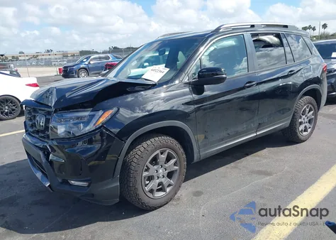 2025 Honda Passport Awd Trailsport from USA, damaged, VIN 5FNYF8H67SB008948